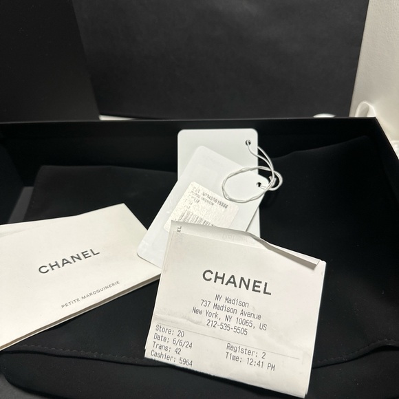 Chanel 24A nano mini Kelly bag pink purple lilac new with box RECEIPT - Picture 5 of 13